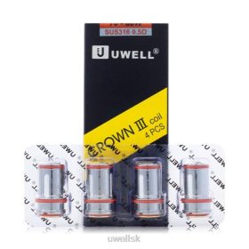 UWELL CROWN 3 cievky (4-balenie) 0,25 ohmov 8VH291 UWELL SK