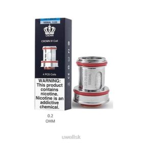 UWELL CROWN 4 náhradné cievky (balenie 4 kusov) dvojitá cievka 0,2 ohm 8VH2182 UWELL Slovensko