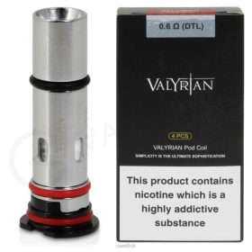UWELL VALYRIAN výmenné cievky pod (4-balenie) 0,6 ohm dtl 8VH234 UWELL Disposable Vape