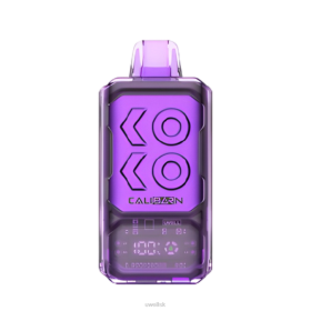 UWELL CALIBURN bar s12000 jednorazová vapka hroznový ľad 8VH2285 UWELL Vape Price