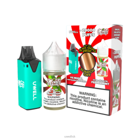 UWELL V6 jednorazový prístroj + tatinská para 30ml džús - collab zväzok clr: azúrová/flv: mäta pieporná 50 mg 8VH2211 UWELL SK