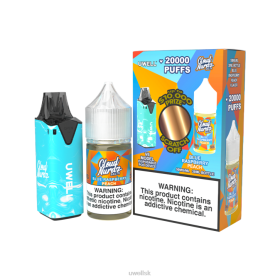 UWELL V6 jednorazový prístroj + tatinská para 30ml džús - collab zväzok clr: modrá/flv: modrá malina broskyňa 50 mg 8VH2203 UWELL Bratislava
